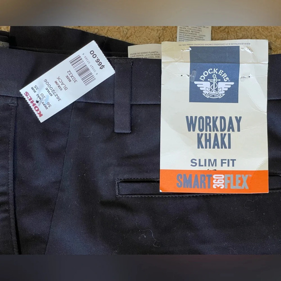 Dockers Workday Khaki Slim Fit 30W 32L - Picture 5 of 7